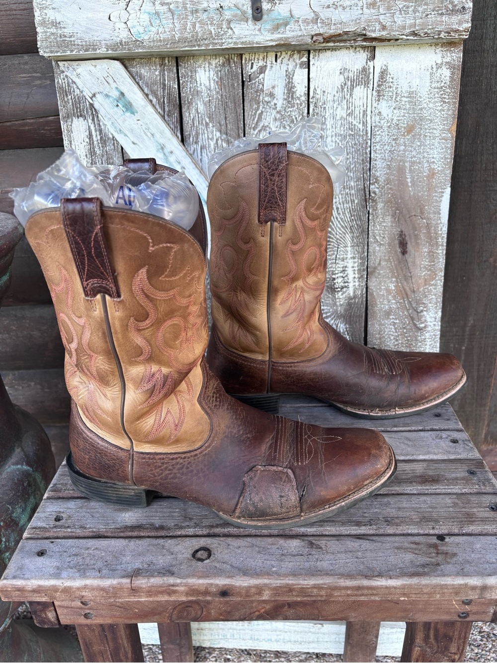 Ariat Boots Western Cowboy Brown Men’s Size 11.5 D #10008809 **Read**